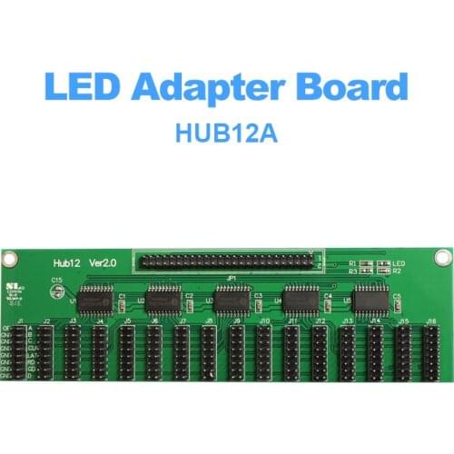 Hub12 adapter board with 8*hub12 ports LED controller Conversion card adapter p10 led screen display module card
