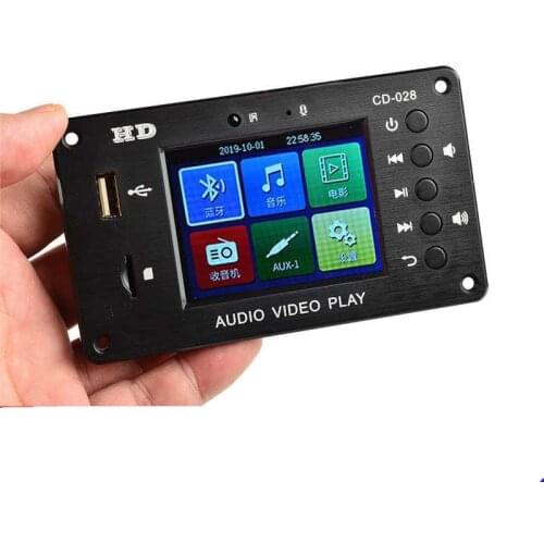 SOTAMIA MP3 Decoder Board Bluetooth 5.0 Audio Receiver HD Video DTS Player FLAC WAV APE Decoding FM Radio USB TF For Amplifier