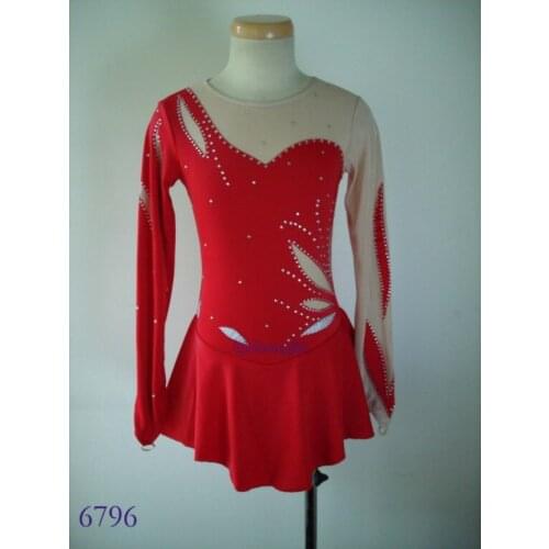 Custom Figure Ice Skating Dresses Adult With Spandex Graceful New Brand Figure Skating Competition Dress DR2589