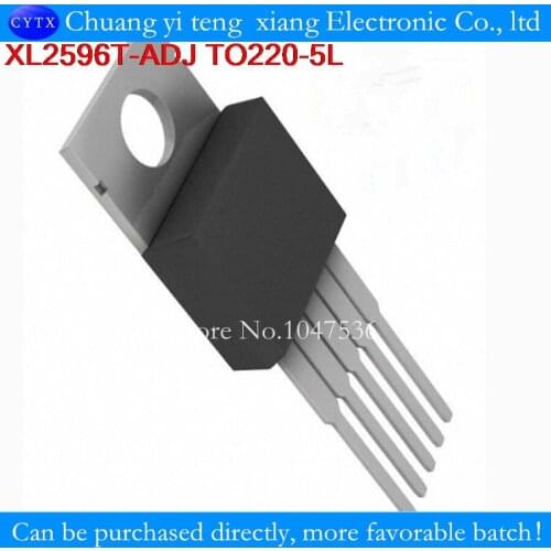XL2596T-ADJ XL2596T-ADJE1 XL2596 TO220 TO-220 3A 150KHz 40V Buck DC to DC Converter adjustable regulator 10PCS/LOT