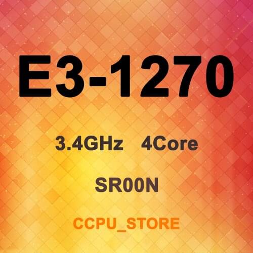 Intel Xeon E3-1270 SR00N 3.4GHz 4Core 8Thread 8MB 80W LGA1155 CPU Processor