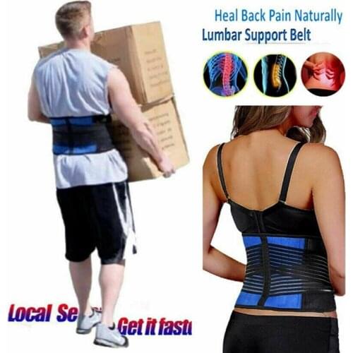 Plus Size 4XL Lumbar Belt Orthopedic Back Waist Support Brace Fat Men Women Sport Safety Belt Bone Care Breathable Waist Trimmer
