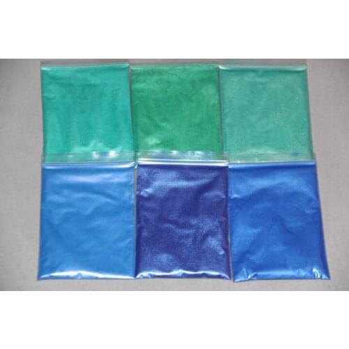 Blue Mica Powder Set 6 Bags