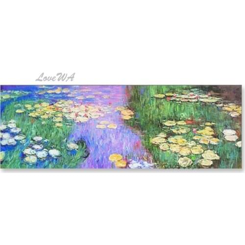Modern Living Room Decor Famous Monet Oil Painting Reproduction Wall Decor Canvas Paintings Art Unframed Selling Replica Picture