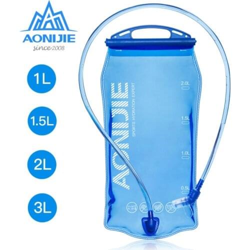 AONIJIE Water Reservoir Water Bladder Hydration Pack Storage Bags BPA Free 1L 1.5L 2L 3L Running Hydration Vest Backpack SD51