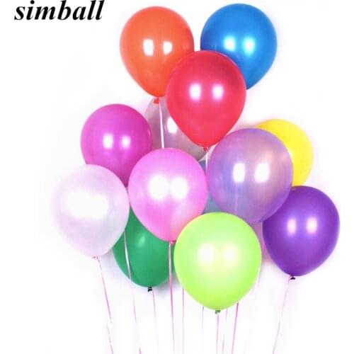 Wedding Decoration Balloons Pink White Latex 20pcs 10Inch Air Balls Happy Birthday Party Supplies Helium Inflatable Ballons 2.2g