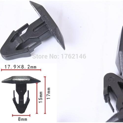 25PCS Nylon Rear Hood Cowl Weatherstrip Clip 91515-SR3-000 For Acura Integra Honda Civic CR-V Civic del Sol