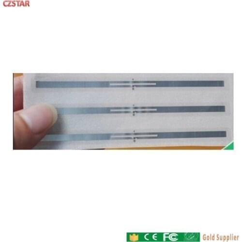 10pcs/ pack free sample shipping Long Reading Range 860-960MHz UHF RFID Library Book Tag Label wet inlay sticker
