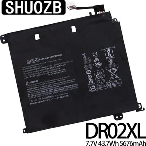 New DR02XL Laptop Battery For HP Chromebook 11 G5 Series G5-X9U05UT HSTNN-LB7M HSTNN-IB7M 859027-1C1 859027-421 5676mAh SHUOZB
