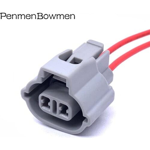 2 Pin Way Automotive Waterproof Gray Female Connector Wire Harness Sealed Housing Sensor Plug 7223-1324 MG640864-5