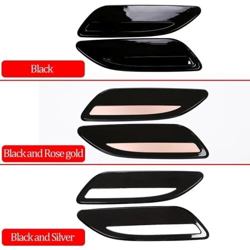 For 2017-2019 Range Rover Velar hood vent air outlet sticker decorative cover ABS car exterior decoration
