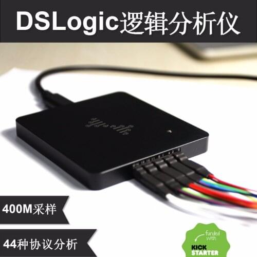 DSLogic Logic Analyzer 5 times saleae16 Bandwidth up to 400M sampling 16-channel debugging assistant