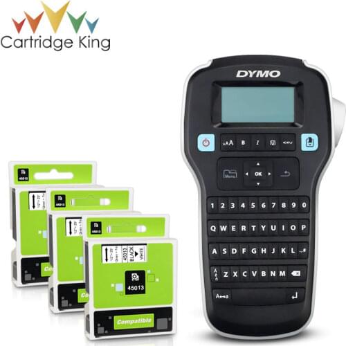 Dymo LabelManager 160 Label Maker Dymo Labeling Machine LM160 Portable Printer Typewriter 12mm D1 45013 Label Tape for Dymo D1