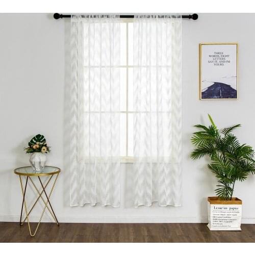 Smooth Practical Vertical Long Translucent Curtain White Sheer Curtain Soft for Bathroom
