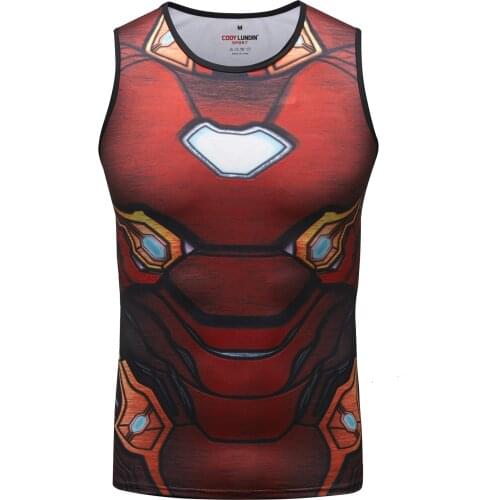 Hot Sale Factory Hot Sale Full Digital Print shirt 3D Top Sport Tank Top Compress Design Customized Logo