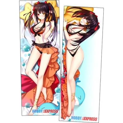 Hobby Express Anime Dakimakura Japanese Otaku Waifu Hugging Body Pillow Cover Kurumi Tokisaki ADP20821