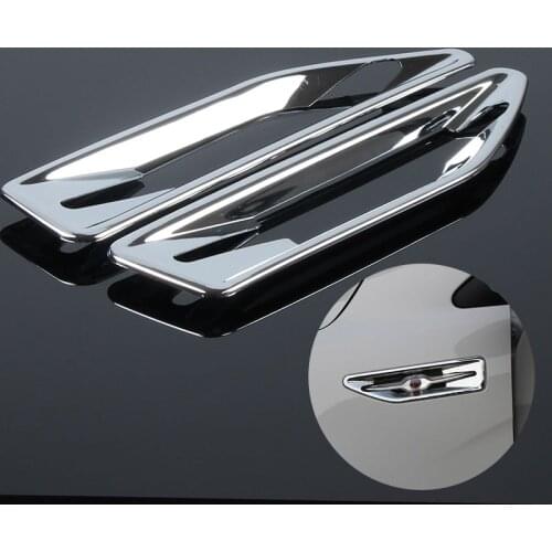 Chrome Styling ABS Side Light Decoration Trim Cover For KIA RIO K2 2011 2012 2013 2014 auto accessories