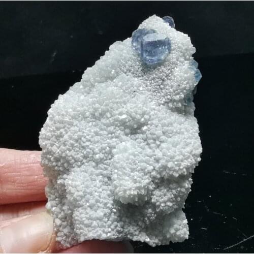 72.9g.Natural green blue fluorite, crystal mineral crystal specimen