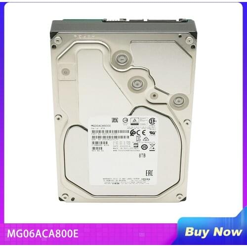MG06ACA800E For Toshiba Internal HDD 8TB 3.5" SATA 6 Gb/s 128MB 7200RPM Enterprise Class HDD