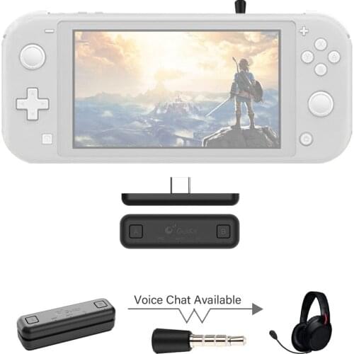 NS07 Pro Receiver for Nintend Switch NS Wireless Audio Adapter Customized USB C Port