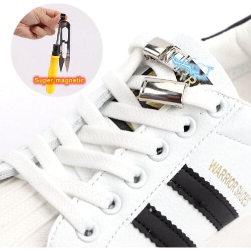 2021 new strong magnetic buckle magnetic no shoelace shoelace tennis shoe lazy shoe shoelace suitable for all children and adult