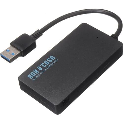 Pohiks 1pc 4-Port USB 3.0 Hub Splitter Adapter Super Speed Data Transfer Adapters For PC Laptop Desktop Computer