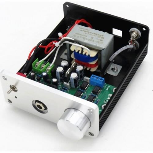 TIANCOOLKEI JRC4580DD 4 opamp DIY Professional headphone amplifier High power can drive large headphones