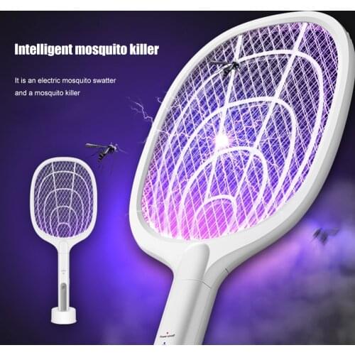 Racket Insects Killer Stun Useful Rechargeable Tennis Racket Home Intelligent Bug Killer Practical Mosquito Bat