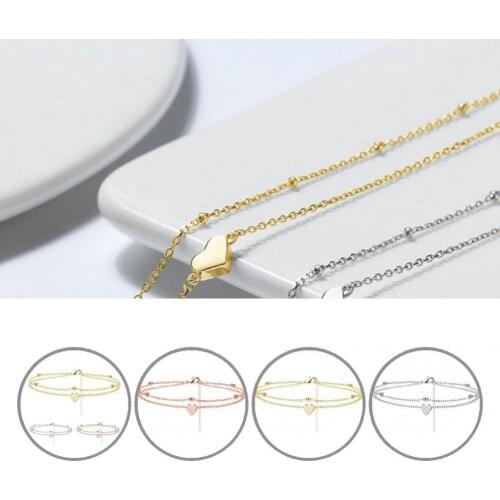 Adjustable Eco-friendly Women Double-layer Foot Jewelry Ankle Chain Anklet for Outdoor