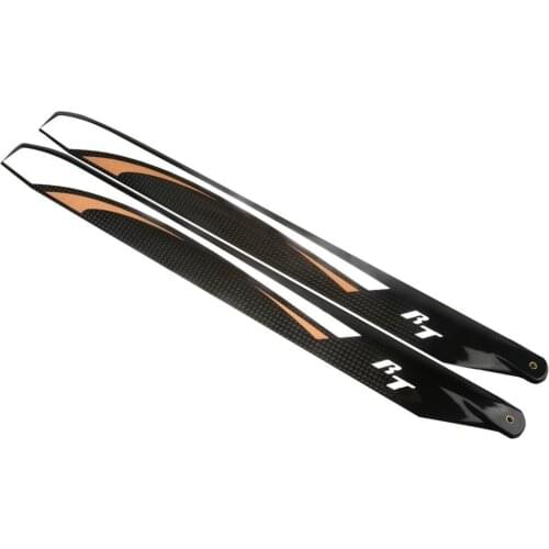 KDS RotorTech 710MM 3D Flybarless FBL CF Carbon Fiber Main Blades for All 60-91 Size RC HELICOPTERS
