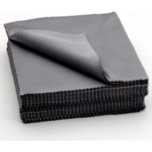 100pcs Glasses Cloth Microfiber Cleaner Cloths Cleaning Glasses Lens Clothes Black Eyeglasses Cloth Eyewear Accessories