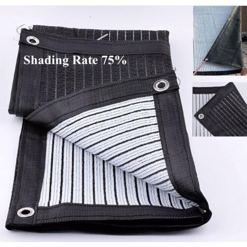 75% Shading Rate Anti-UV Shading Net Succulent Plant Cover Shelter Outdoor Awning Sunshade Net Swimming Pool Shade Sail Cloth