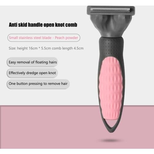Hot Combs Dog Hair Remover Cat Brush Grooming Tools Pet Detachable Clipper Attachment Pet Trimmer Professional Deshedding Tool