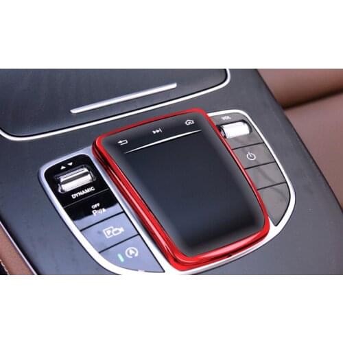 For Mercedes Benz C E GLC GLS G W205 W213 X253 TPU Center Control Mouse Screen Protector Cover Car Accessories