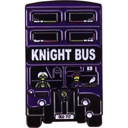 Knight Bus Lapel Pin Wizarding Travel Transport Badge Enamel pin