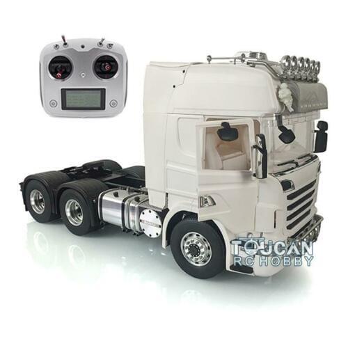 1/14 LESU 6*6 Metal Chassis Radio ESC Hercul Sca Tractor Truck R730 Cabin THZH0884-SMT2