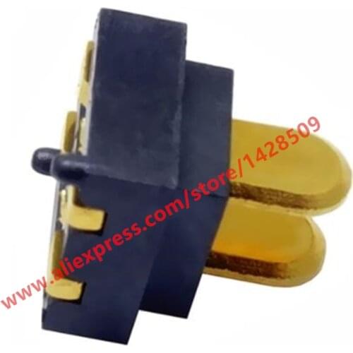 10pcs 2.0mm Pitch Male Interface Battery Junctor Minitype 2-pin Battery Holder Connector Assembly SMT with Band Fixed Point