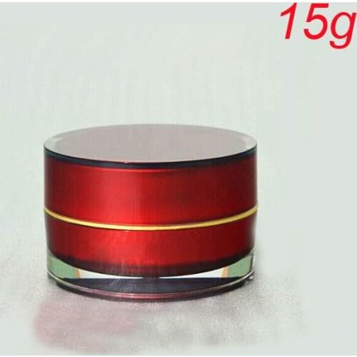 15g ACRYLIC cylinder shape cream bottle cream jar Cosmetic Jar Cosmetic Packaging cosmetic container