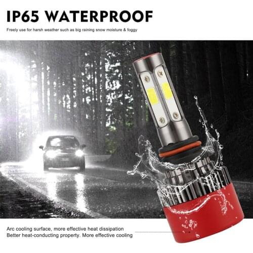 2Pcs H11 H4 H7 LED 12V IP67 Mini 9005 9006 Headlights Lamp 8000Lm High Brightness White High Quality Car Lights Bulbs