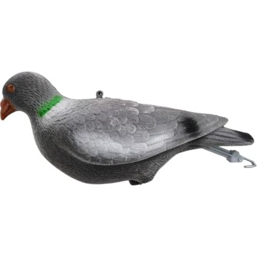 5Pcs/2Pcs Set Whole Pigeon Plastic Pigeon Imitation Garden Ornaments Hunting Bait Pigeon Hunting Decoy Feral Flocking