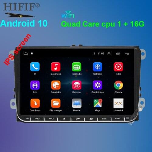 9" Android 10 Car GPS Navigation for VW GOLF 5 ,6 Polo Passat b5, Jetta Tiguan Touran Skoda,seat,canbus,steering wheel