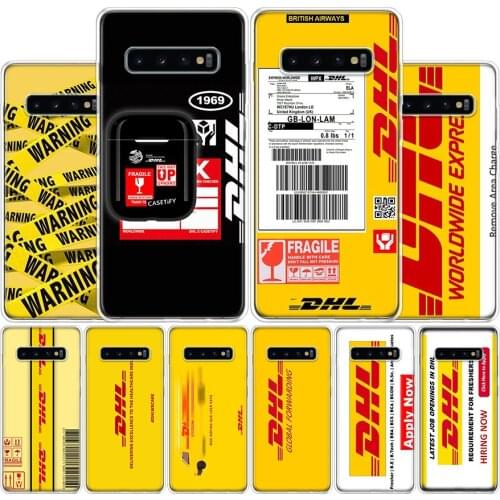 Hot Dhl Express Pattern Cover Phone Case For Samsung Galaxy S10 S20 Ultra Note 10 9 8 S9 S8 Plus Pro Lite S7 S6 J4 J6 J8 + Coque