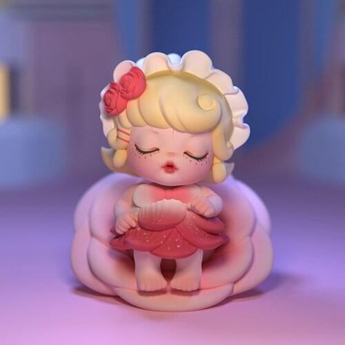 6pcs/set FLORA Blind Box Toys Cute Flower Fairy Figure Anime Sunflower Action Figure Surprise Doll PVC Model Birthday Gift
