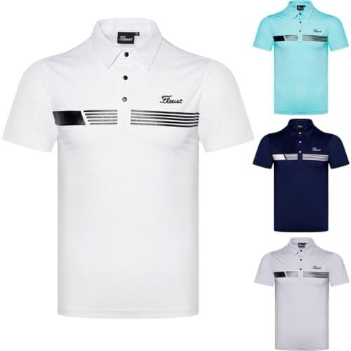 Summer Golf mens wear fast dry clothes outdoor polo shirt golf clothes casual sweat wicking top