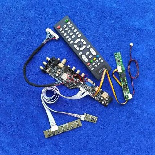 KIT 1920*1080 HDMI-compatible AV VGA USB 30 Pin LVDS Digital Fit M215HTN01.0/M215HTN01.1/M215HTN01.3 Matrix drive board LCD LED