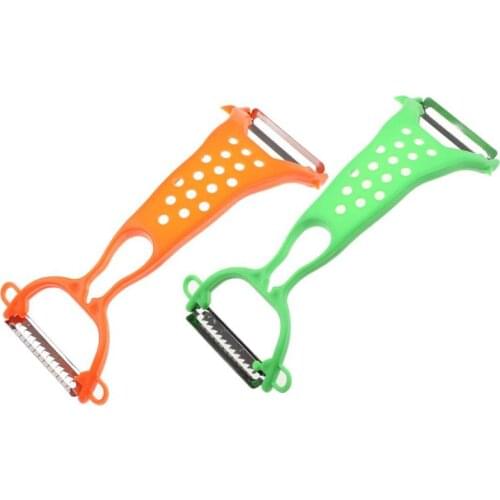 Kitchen Gadgets Double Head Apple Grater Apple Peeler Vegetable Fruit Peeling Knife 1 Piece Multi-function Carrot