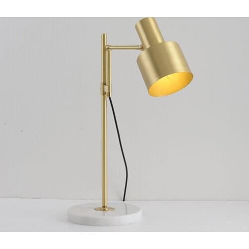 Sitting room dining-room study room desk lamp of bedroom the head of a bed read pure copper lamp can be adjusted