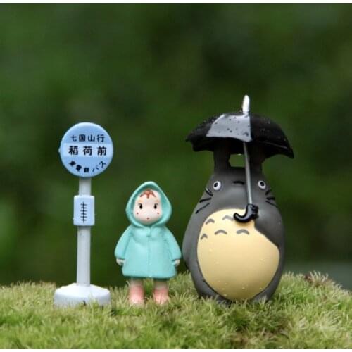 Hot ! NEW 3cm-5cm 3pcs/set mini My Neighbor Totoro Tonari no Totoro action figure toy Christmas gift lm13