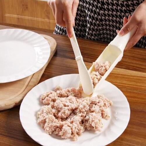 Kitchen Creative DIY Meatball Machine Household Food Tools Fishball Processing Spoon Kitchen Gadgets