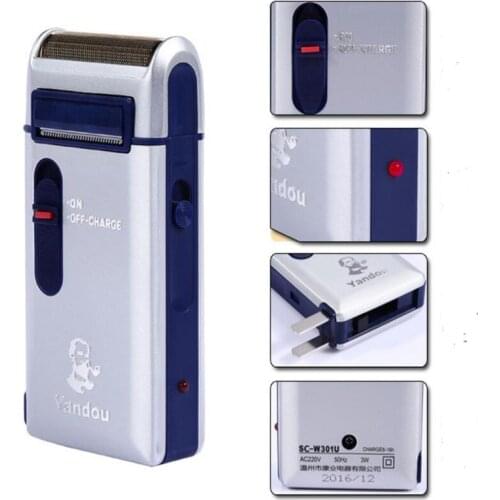 Portable Electric Beard Shaver Razor Man Face Hair Style Clipper Moustache Shave Trimmer Men Shaven Facial Haircut Shaving Cut